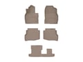 Picture of WeatherTech Front, Rear & 3rd Row FloorLiner HP - Tan
