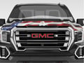 Picture of Husky Hood Protector - Eagle American Flag - Center Only - Behind Grill