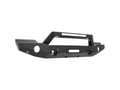 Picture of Westin WJ2 Full Width Front Bumper w/LED Light Bar Mount - Steel - Textured Black