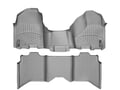 Picture of WeatherTech Front & Rear FloorLiners - Over The Hump - Grey 