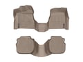 Picture of WeatherTech Front & Rear FloorLiners - Over The Hump - Tan
