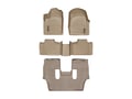 Picture of WeatherTech Front, Rear & 3rd Row FloorLiners - Tan
