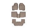 Picture of WeatherTech Front, Rear & 3rd Row FloorLiners - Tan