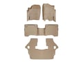 Picture of WeatherTech Front, Rear & 3rd Row FloorLiners - Tan
