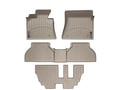 Picture of WeatherTech Front, Rear & 3rd Row FloorLiners - Tan