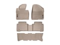 Picture of WeatherTech Front, Rear & 3rd Row FloorLiners - Tan