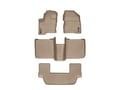 Picture of WeatherTech Front, Rear & 3rd Row FloorLiners - Tan