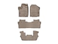 Picture of WeatherTech Front, Rear & 3rd Row FloorLiners - Tan