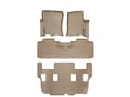 Picture of WeatherTech Front, Rear & 3rd Row FloorLiners - Tan