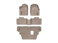 Picture of WeatherTech Front, Rear & 3rd Row FloorLiners - Tan