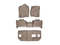 Picture of WeatherTech Front, Rear & 3rd Row FloorLiners - Tan