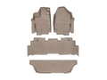 Picture of WeatherTech Front, Rear & 3rd Row FloorLiners - Tan
