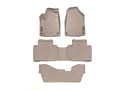 Picture of WeatherTech Front, Rear & 3rd Row FloorLiners - Tan
