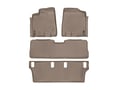 Picture of WeatherTech Front, Rear & 3rd Row FloorLiners - Tan