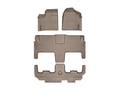 Picture of WeatherTech Front, Rear & 3rd Row FloorLiners - Tan