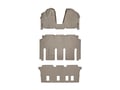 Picture of WeatherTech Front, Rear & 3rd Row FloorLiners - Over The Hump - Tan