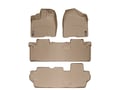 Picture of WeatherTech Front, Rear & 3rd Row FloorLiners - Tan