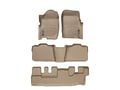 Picture of WeatherTech Front, Rear & 3rd Row FloorLiners - Tan