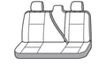 Picture of Covercraft Carhartt Super Dux SeatSaver Second Row Custom Seat Cover - Black