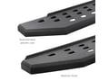 Picture of Go Rhino RB20 Running Board & Mount Kit - 2 Pairs of Drop Steps Kit - Textured Black