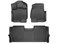 Picture of Husky X-Act Contour Front & 2nd Row Floor Liners - Black