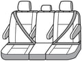 Picture of Covercraft Carhartt Super Dux SeatSaver Second Row Custom Seat Cover - Black