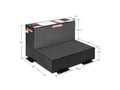 Picture of Weather Guard Transfer Tank - L-Shape - 50 gal - Gloss Black