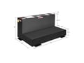 Picture of Weather Guard Transfer Tank - L-Shape - Black - 90 gal