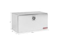 Picture of Weather Guard Under Bed Tool Box Jumbo - 16 cu ft - Aluminum Diamond Plate