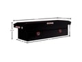Picture of Weather Guard Saddle Box Low Profile - Gloss Black - 11 cu ft