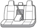 Picture of Covercraft Carhartt Super Dux SeatSaver Second Row Custom Seat Cover - Gravel