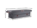 Picture of Weather Guard Saddle Box Full Low Profile - Gunmetal Gray - 11 cu ft