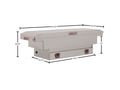Picture of Weather Guard Saddle Box Mid-Size Low Profile - Aluminum - 8.0 cu ft