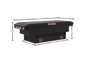 Picture of Weather Guard Saddle Box Mid-Size Low Profile - Matte Black - 8.0 cu ft