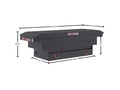 Picture of Weather Guard Saddle Box Mid-Size Low Profile - Gunmetal Gray - 8.0 cu ft