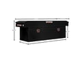 Picture of Weather Guard Saddle Box Full Deep - Steel - Gloss Black - 15.0 cu ft