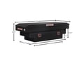 Picture of Weather Guard Saddle Box - Aluminum - Mid-Size Deep - Gloss Black - 9.0 cu ft