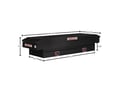 Picture of Weather Guard Saddle Box - Aluminum - Mid-Size - Gloss Black - 7.0 cu ft