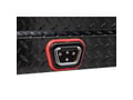 Picture of Weather Guard Saddle Box - Aluminum - Mid-Size - Gloss Black - 7.0 cu ft