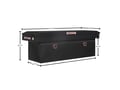 Picture of Weather Guard Saddle Box - Aluminum - Full Deep - Gloss Black - 15.0 cu ft