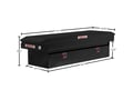 Picture of Weather Guard Saddle Box – Steel – Full Size Truck – Standard – Gloss Black – 11.0 cu ft