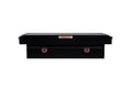 Picture of Weather Guard Saddle Box - Aluminum - Full Size Truck - Standard - Gloss Black - 11.0 cu ft