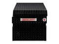 Picture of Weather Guard Saddle Box - Aluminum - Full Size Truck - Standard - Gloss Black - 11.0 cu ft