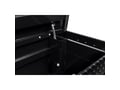 Picture of Weather Guard Saddle Box - Aluminum - Full Size Truck - Standard - Gloss Black - 11.0 cu ft