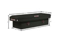 Picture of Weather Guard Saddle Box - Aluminum - Full Size Truck - Standard - Textured Matte Black - 11.0 cu ft