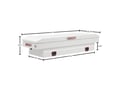 Picture of Weather Guard Saddle Box - Steel - Mid-Size - White - 7.0 cu ft