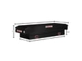 Picture of Weather Guard Saddle Box - Steel - Mid-Size - Gloss Black - 7.0 cu ft