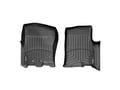 Picture of WeatherTech FloorLiners - Black - Front - 2 Piece