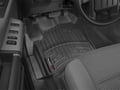 Picture of WeatherTech FloorLiners - Black - Front - 2 Piece