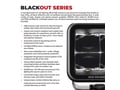 Picture of Go Rhino Blackout Series Lights - Sixline Flood Light Kit - Flush Mount - Pair